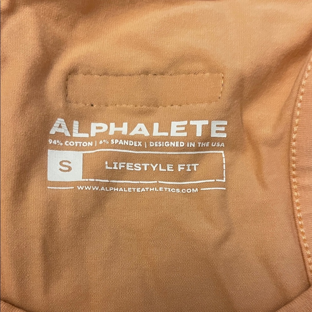 Alphalete Peach Racerback Tank - Picture 2 of 3